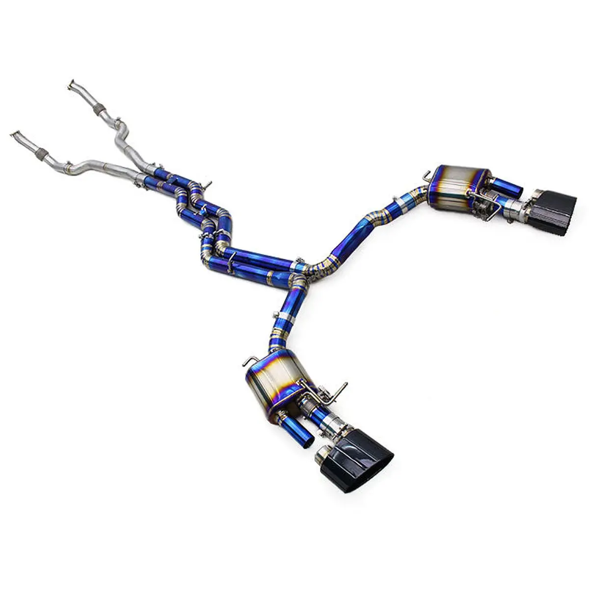 Valved Catback Exhaust System For Audi Rs6 Rs7 1