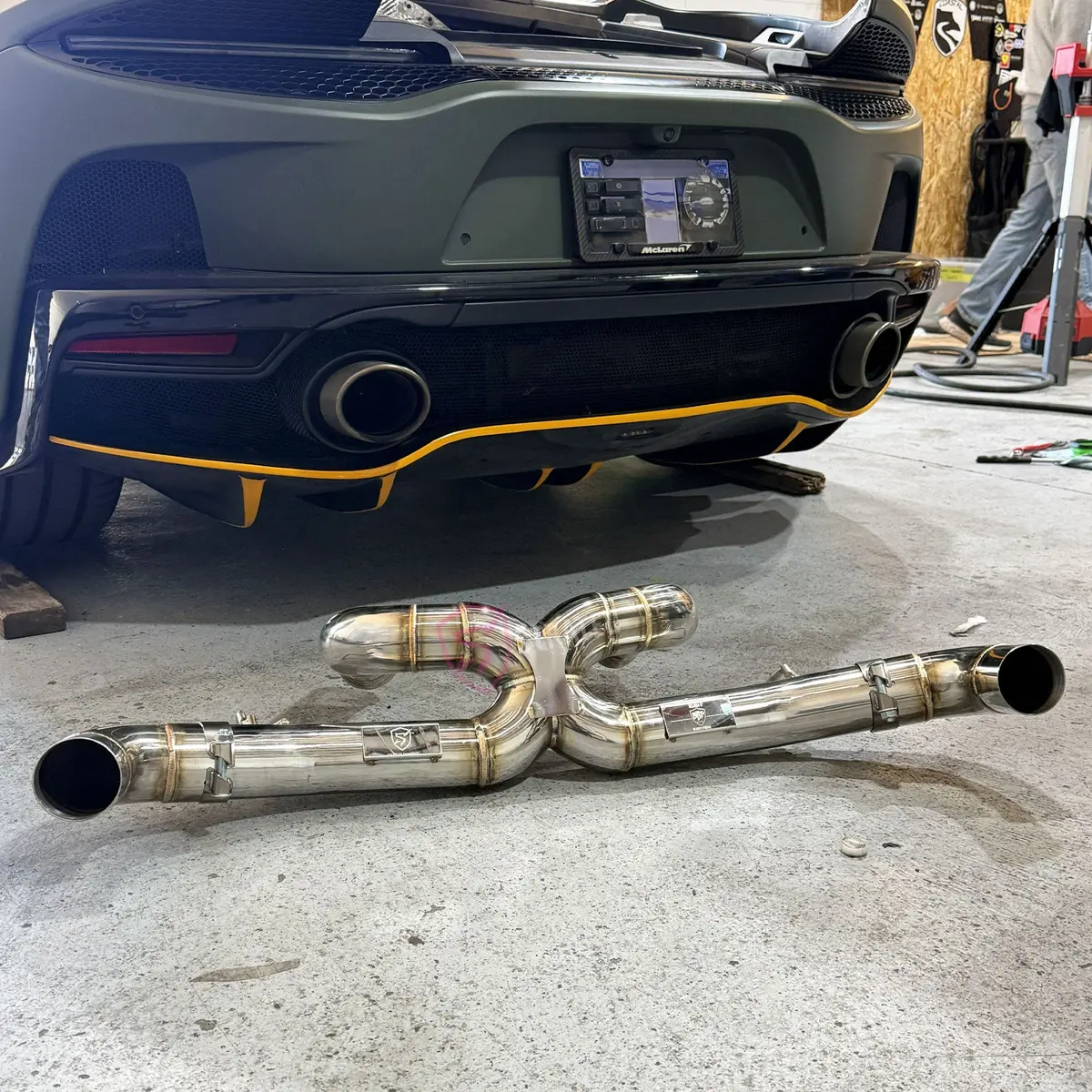 304 Stainless Performance Catback Exhaust System For Mclaren Gt 1