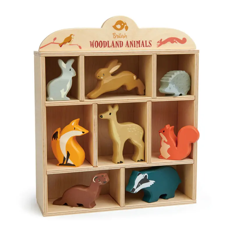 Woodland Animals Display Shelf Set 1
