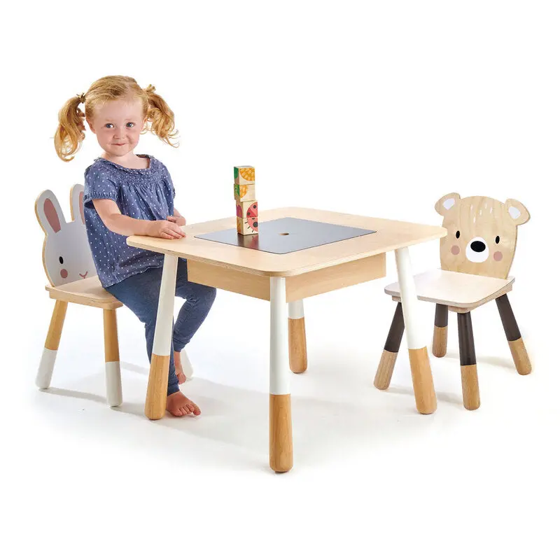Forest Wooden Table And 2 Chairs 1
