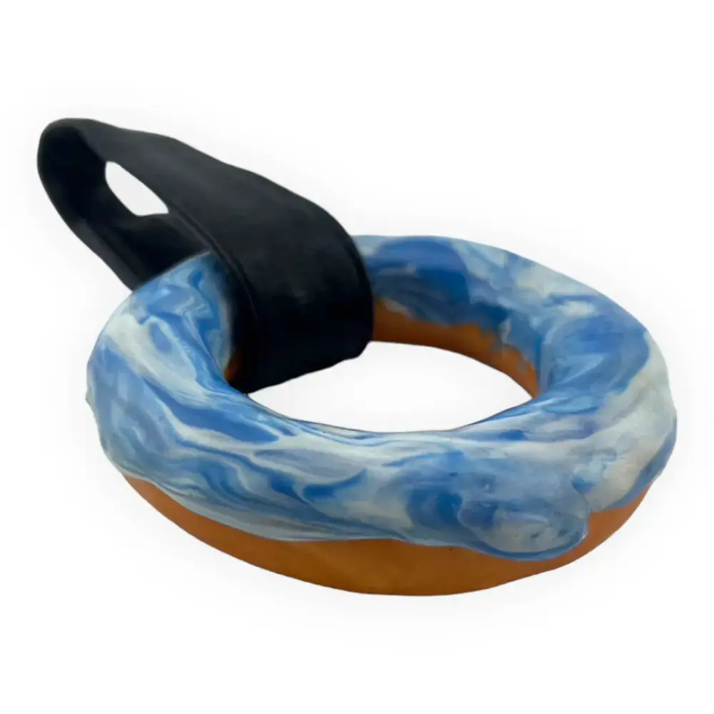 Tokyo Tom's Blue Sky Cloud Glaze  Donut Hang Rings 1