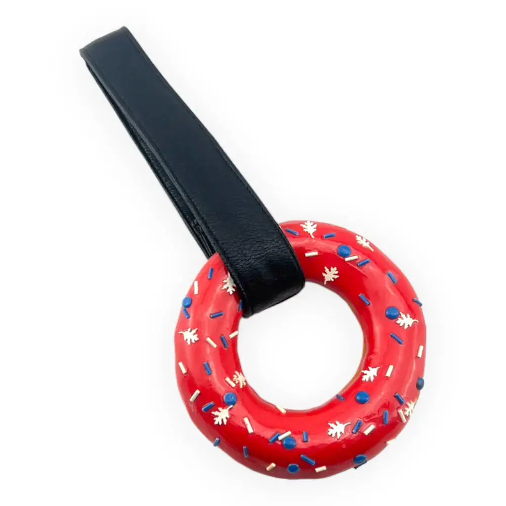 Tokyo Tom's  Pink Strawberry Glaze  Donut Hang Ring With Sprinkles 1