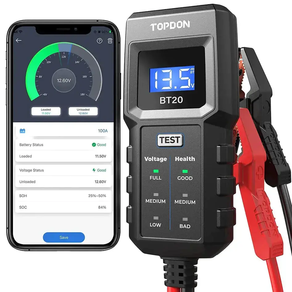 Topdon Bt20 12V Battery Tester 1