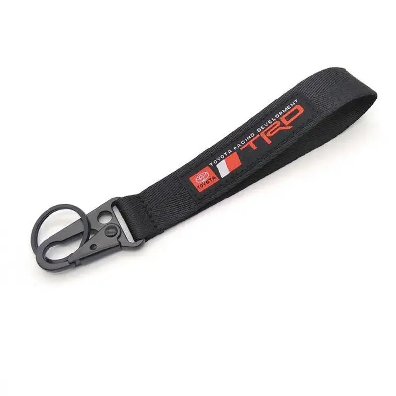Trd Tow Hook Clasp Keychain Black 1