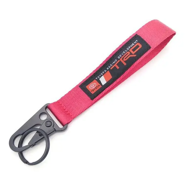 Trd Tow Hook Clasp Keychain Red 1