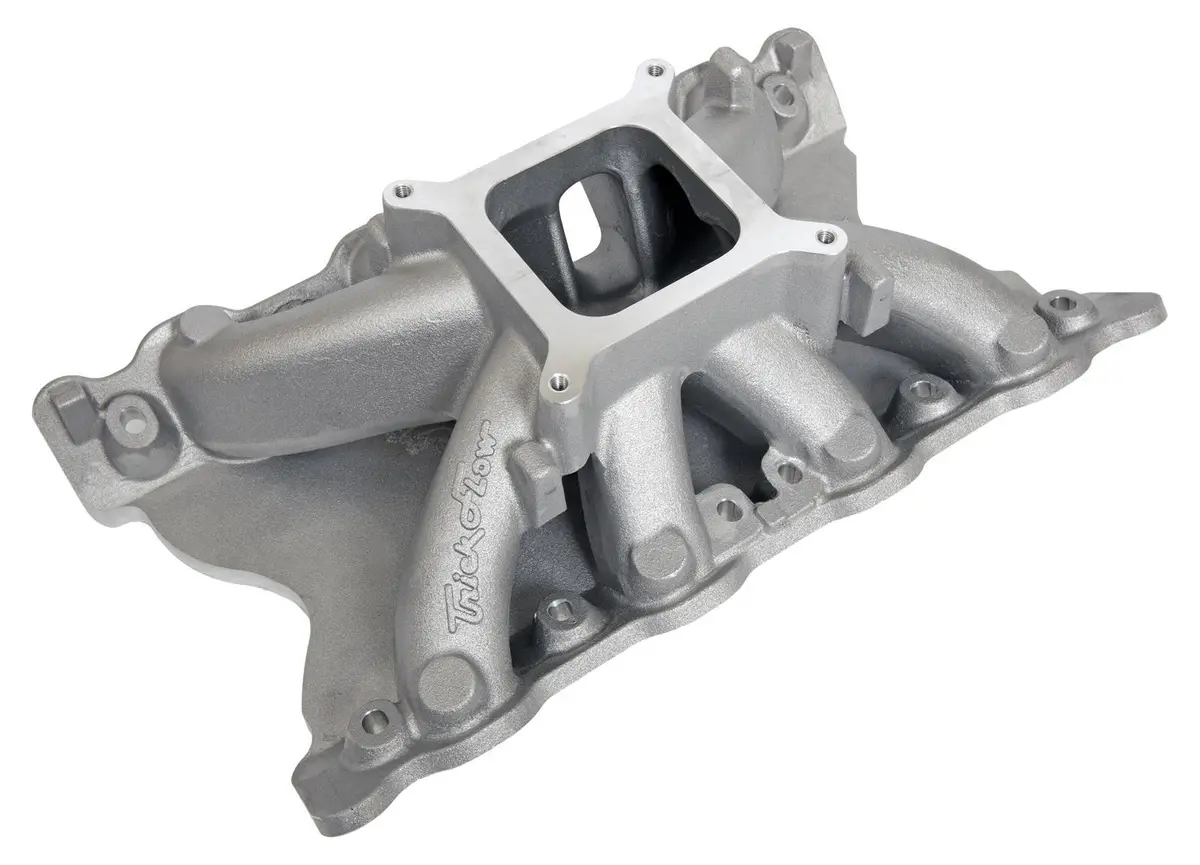 Trick Flow Ford Cleveland Track Heat High Rise Intake Manifold 1