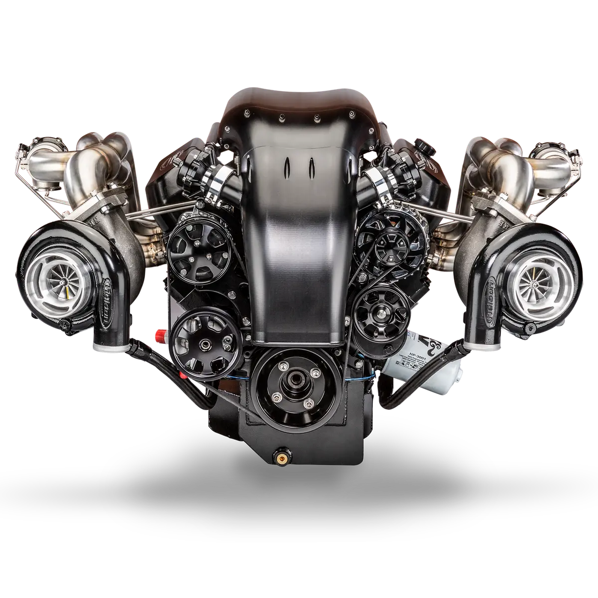 Nre Twin-Turbo Alien Windsor Ford 428 Hot Rod Black 1