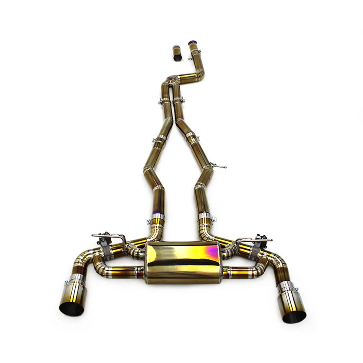 Titanium Valved Catback Exhaust System For Toyota Supra A90 A91 3.0T 1