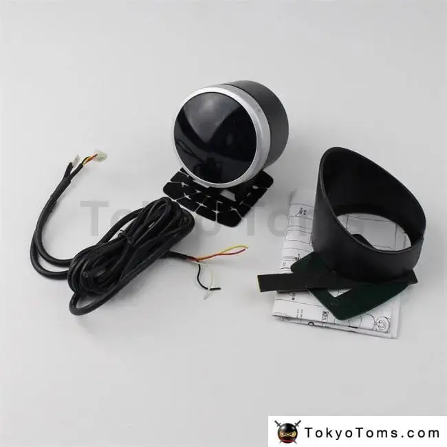 White&Red Light 2.5 Inch 60Mm Car Turbo Boost/Oil Temp/Water Temp/Oil Press/Vacuum/Volt/Tachometer Gauge Meter 1
