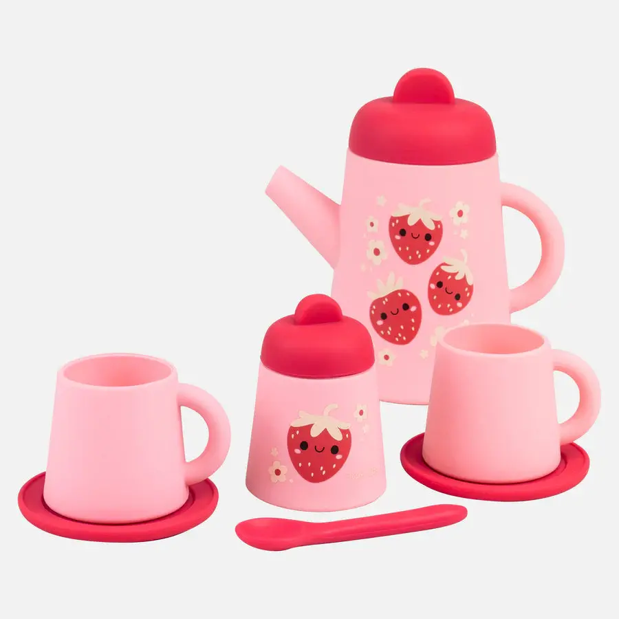 Silicone Tea Set - Strawberry Patch 1