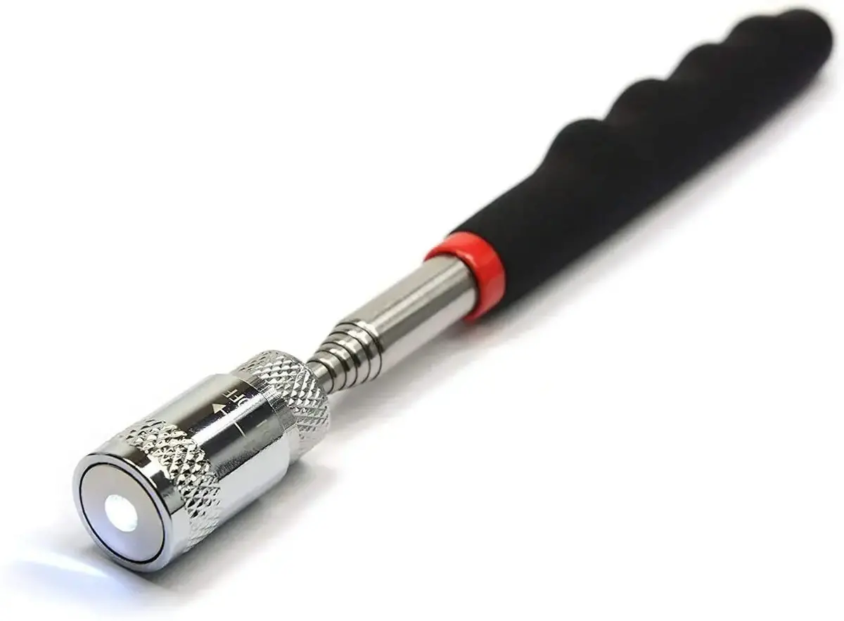 Telescopic Magnet Pen Handy Pick Up Tool With Led Light 1