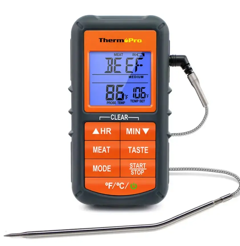 Thermopro Tp06b Digital Probe Kitchen Thermometer With Timer 1