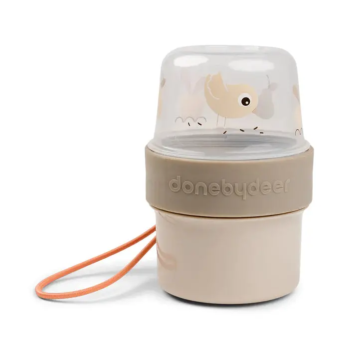 To Go 2-Way Snack Container Birdee Various Colours 3