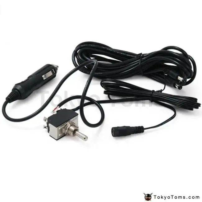 Toggle Switch With 12Ft Wiring Harness For Exhaust Muffler Electric Valve Cutout System Dump 1