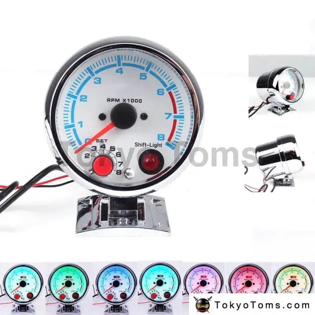 Tokyo Toms Tachometer  Rpm Gauge 95Mm 1