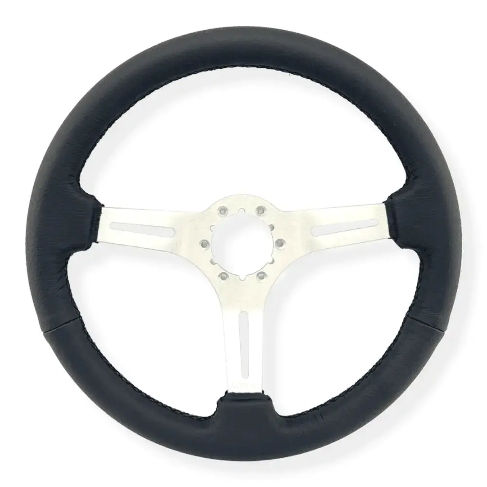 Tomu Akagi Black Leather And Silver Steering Wheel 1