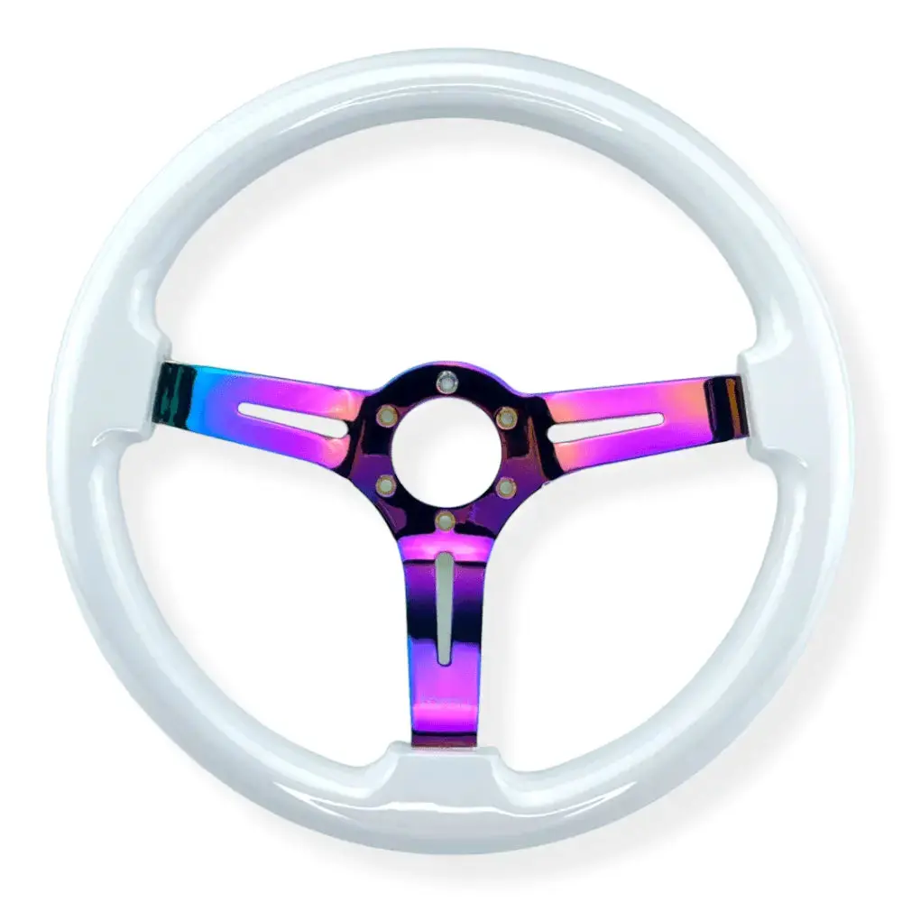 Tomu Okayama Snow White Steering Wheel 1