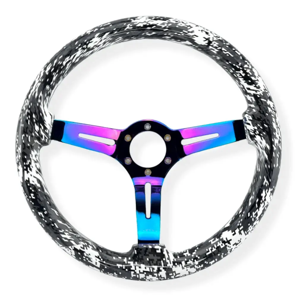 Tomu Snow Camo Steering Wheel 1