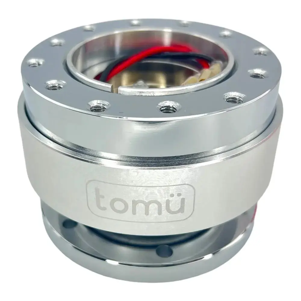 Tomü Steering Wheel Quick Release - All Silver 1
