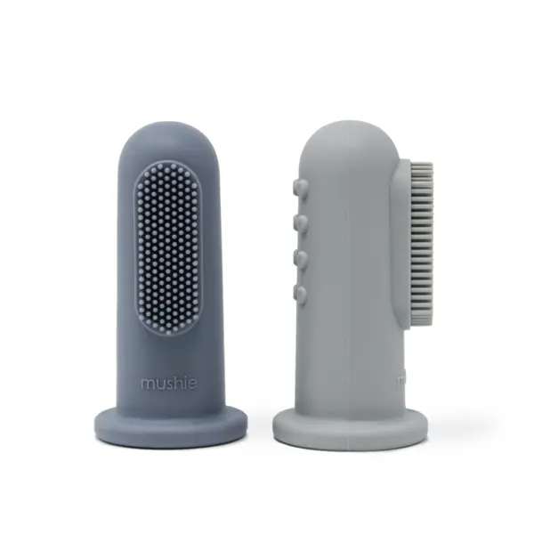 Finger Toothbrush - Stone/Tradewinds 1