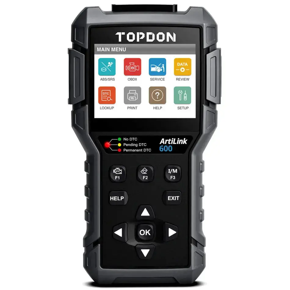 Topdon Artilink600 Al600 Car Engine Abs Srs Obd2 Dtc Fault Code Reader Scanner 1
