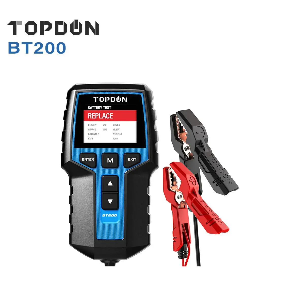 Topdon Bt200 Car Battery Tester 24V 12V Load Tester, 100-2000Cca 1