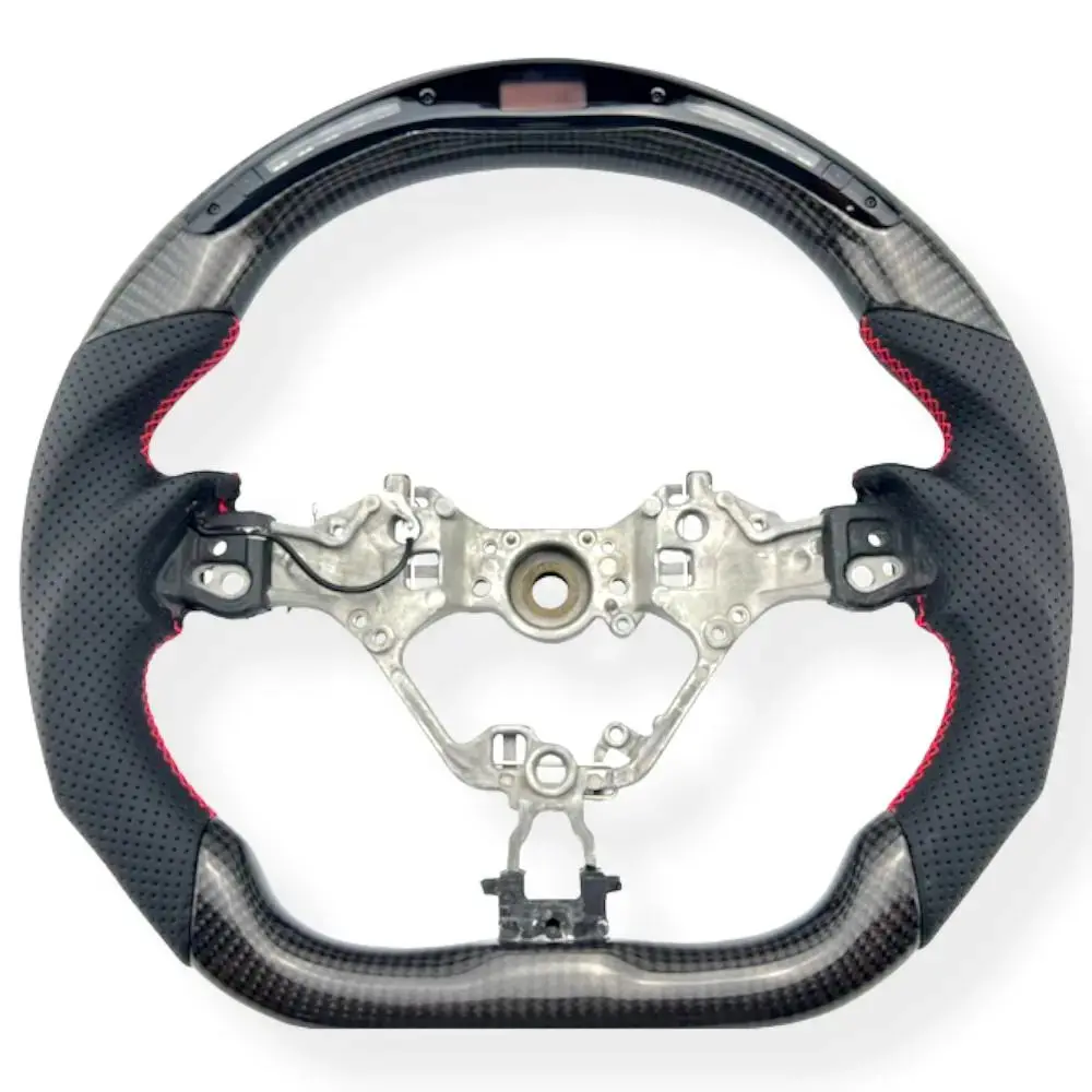 Toyota Gt86 - Brz (2016~2022) Carbon & Leather Steering Wheel - Led Display 1