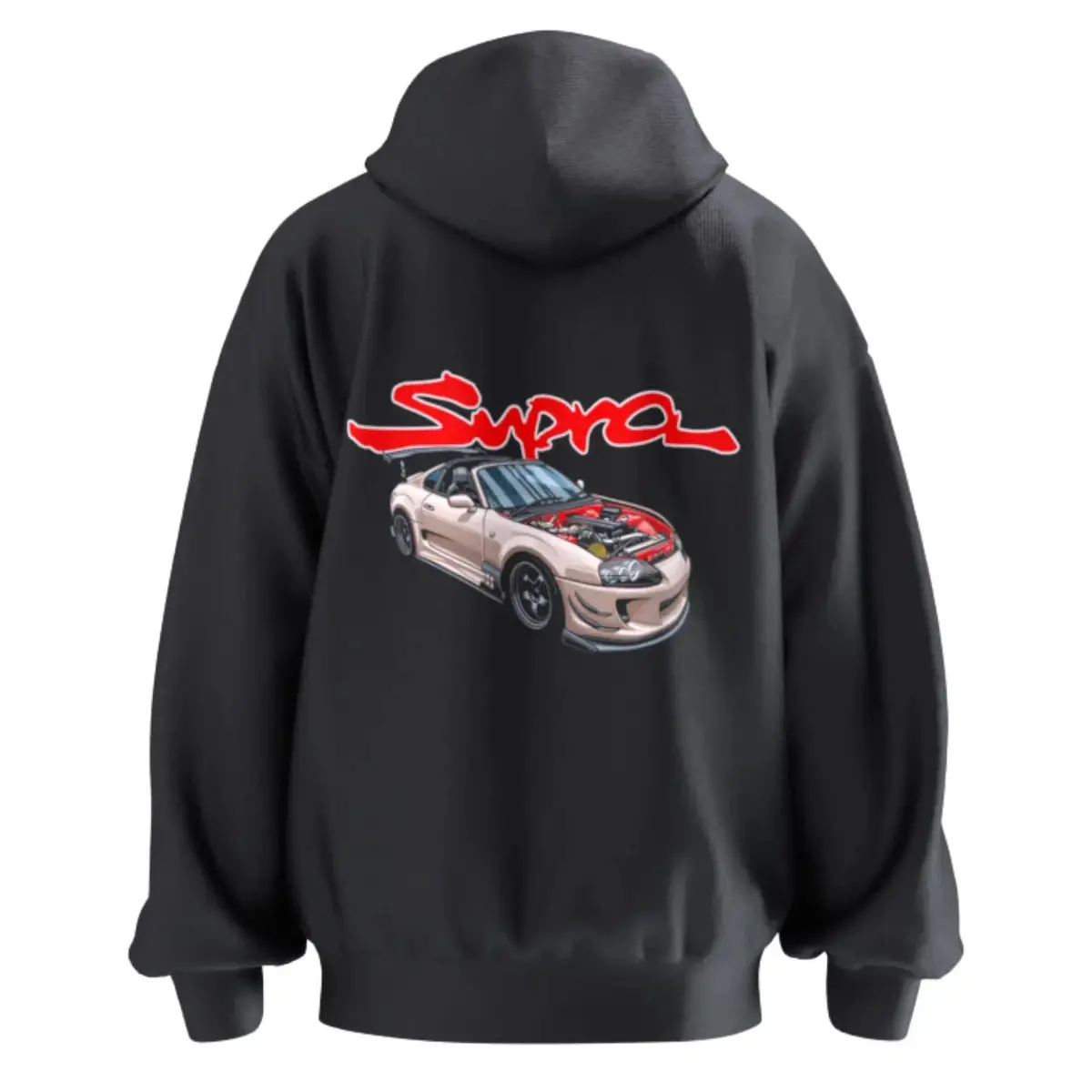 Toyota Supra Gold Convertible Hoodie 1