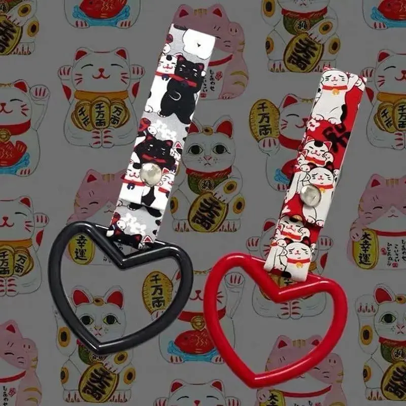 Tsurikawa Heart Maneki-Neko Cat 1