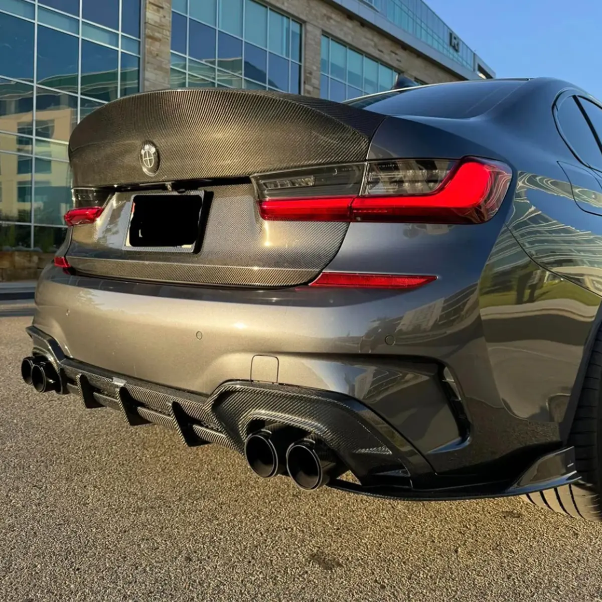 Duckbill Carbon Fiber Trunk For Bmw G20 3 Series 1
