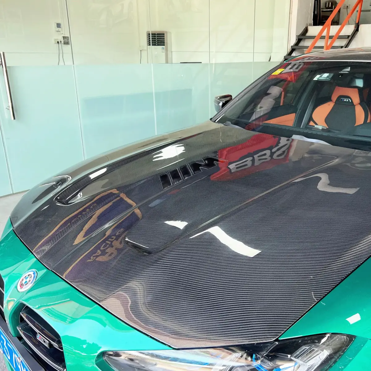 Dry Carbon Fiber Csl Style Engine Hood For Bmw G80 G81 M3 G82 G83 M4 1