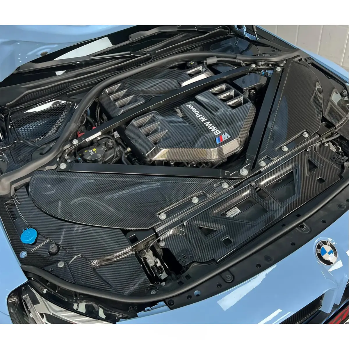 Dry Carbon Fiber Full Engine Bay Cover Kit For Bmw G80 M3 G82 M4 1