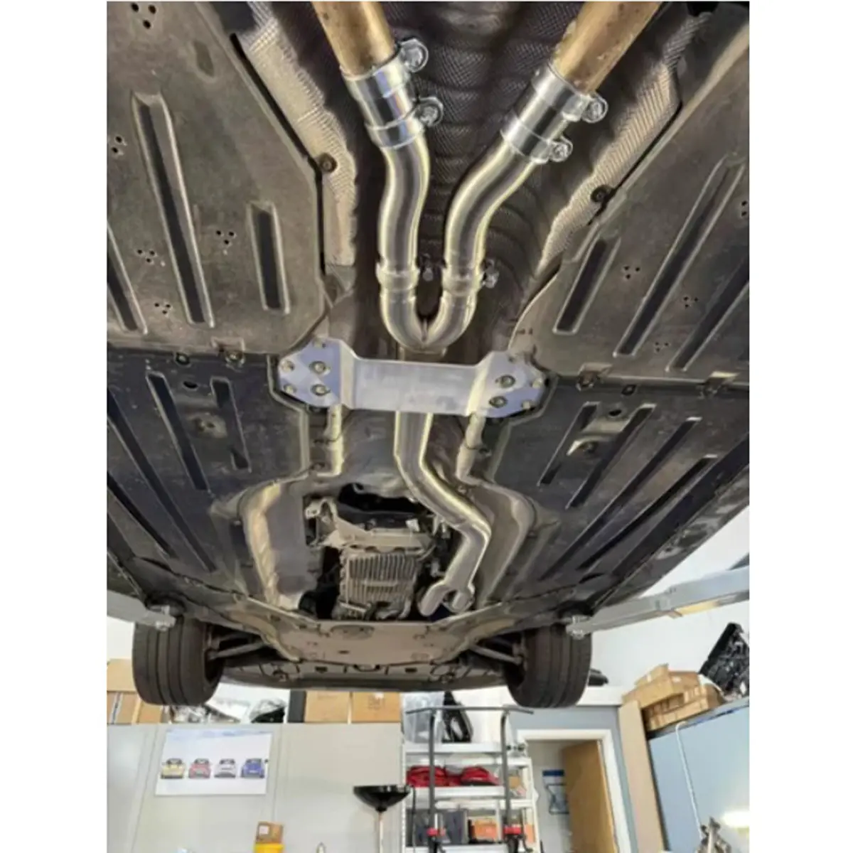 Single Mid Pipe Exhaust For Bmw G80 M3 G82 G83 M4 1