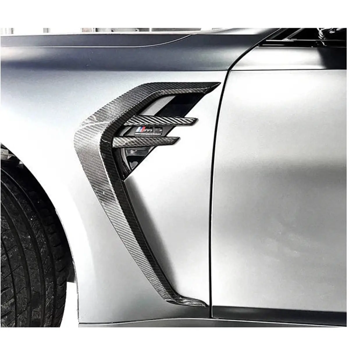 Carbon Fiber Fender Vent Add-Ons For Bmw G80 G81 G82 G83 M3 M4 1