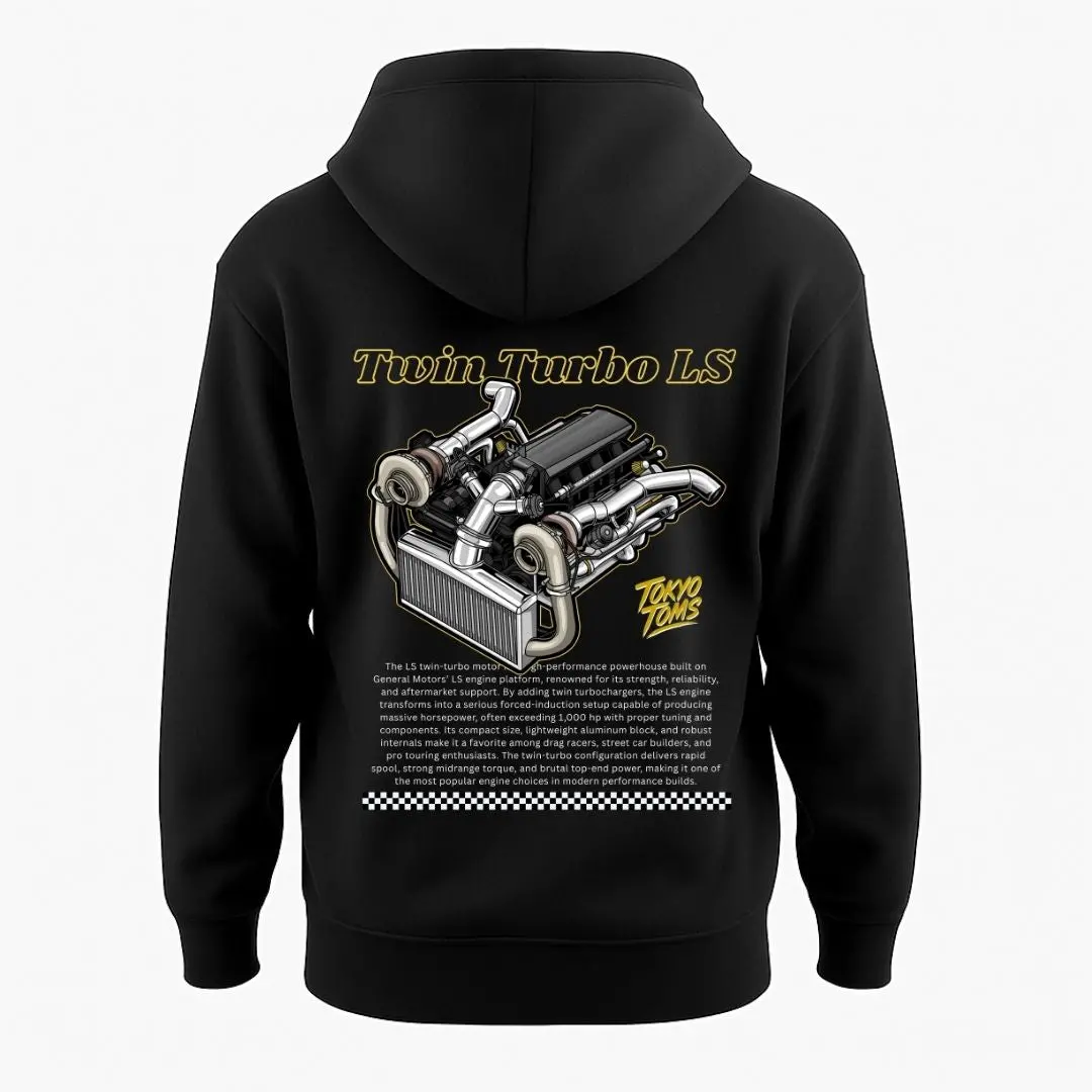 Ls Twin Turbo Engine Hoodie 1
