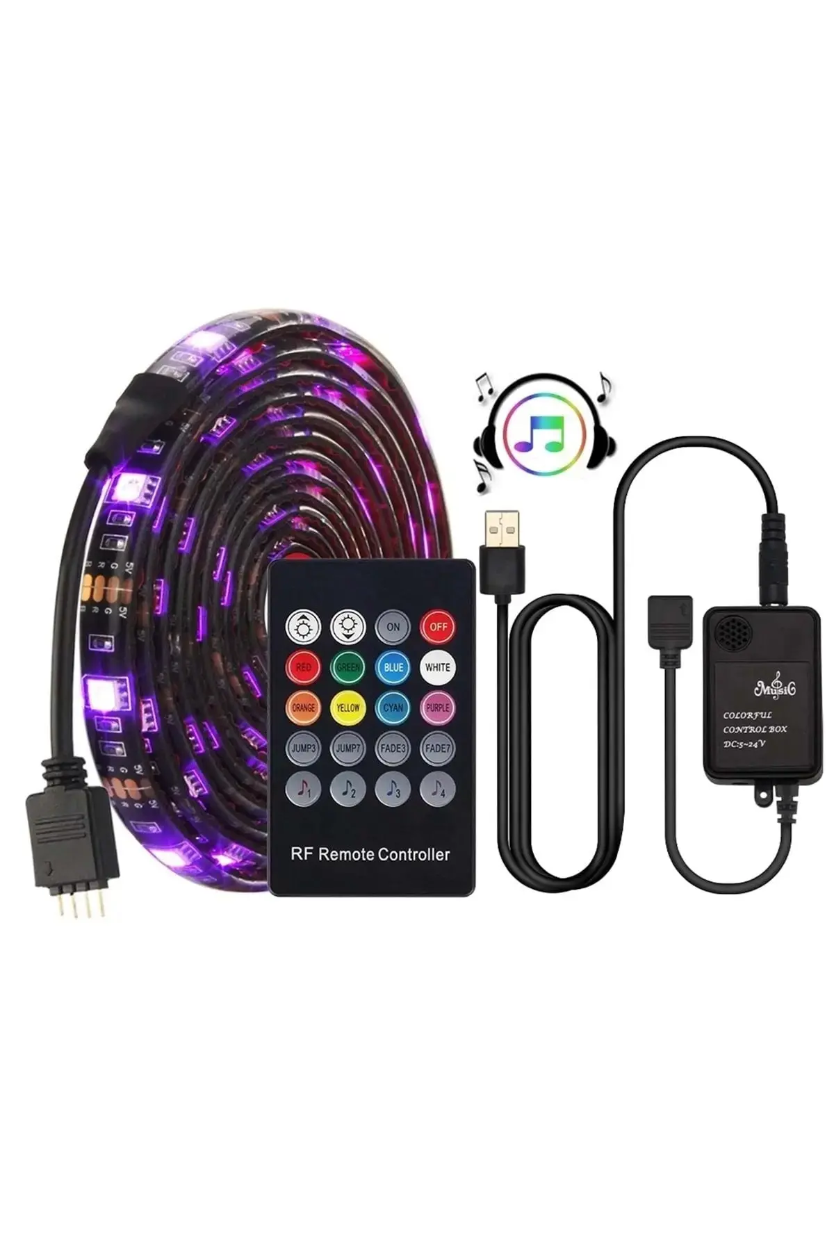 Usb Led Strip Music Controller Sound 1