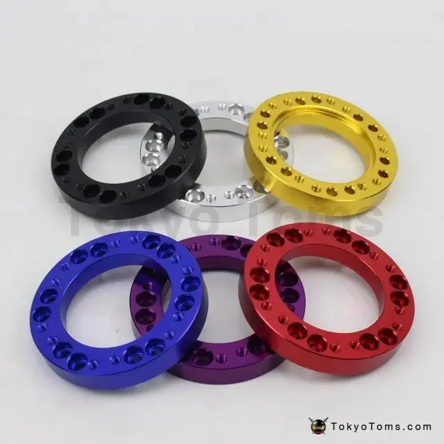 Universal  Alumminum 12Mm Steering Wheel Hub Adapter Spacer Kit 1