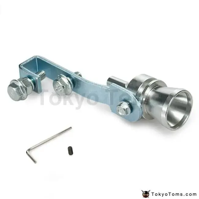 Universal Car Turbo Sound Whistle Muffler Exhaust Pipe Blow Off Vale Bov Simulator Whistler Size M 2