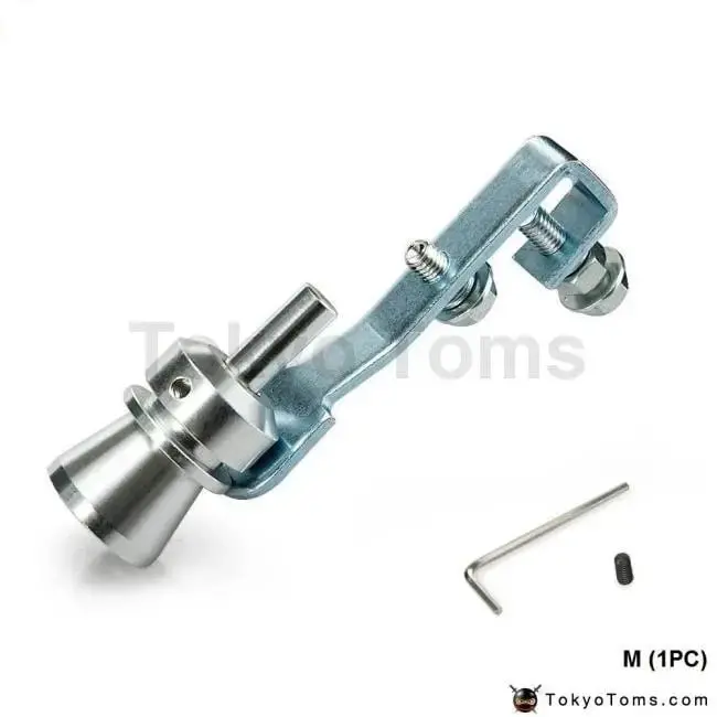 Universal Car Turbo Sound Whistle Muffler Exhaust Pipe Blow Off Vale Bov Simulator Whistler Size M 1