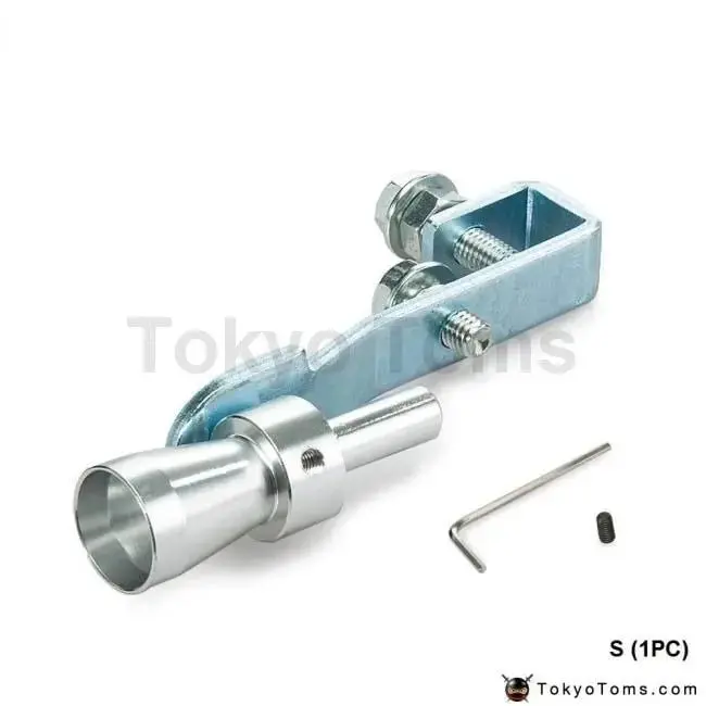 Universal Car Turbo Sound Whistle Muffler Exhaust Pipe Blow Off Vale Bov Simulator Whistler Size S 1
