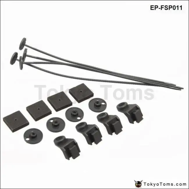 Universal Radiator Mount Mounting Kit Electric Fan Tie Strap 1