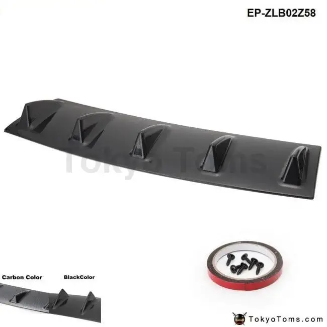 Universal Shark Fin 5 Wing Lip Diffuser 1