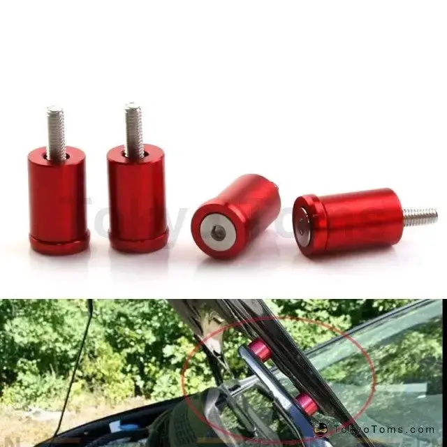 Universal1" Billet Hood Vent Spacer Riser Kits 1