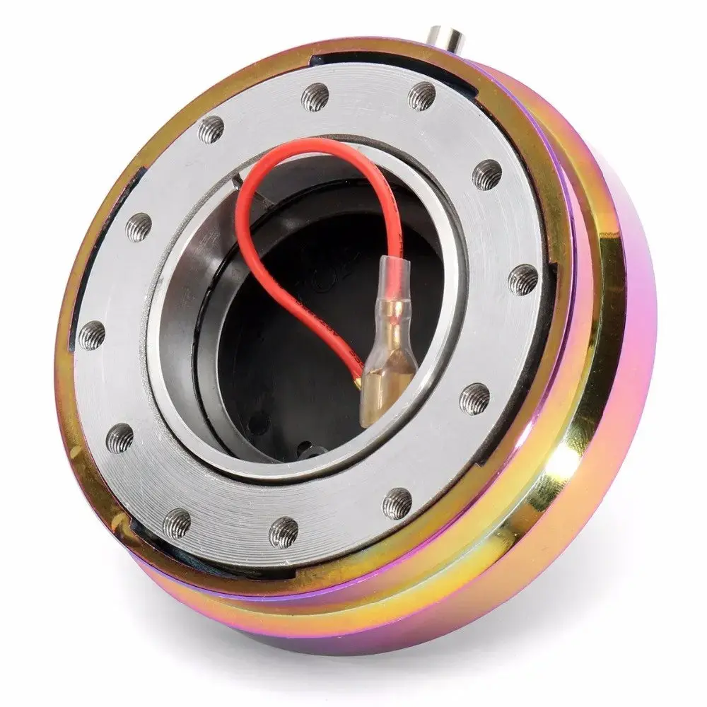Universal Steering Wheel Quick Release Hub Adapter Neo Chrome 3
