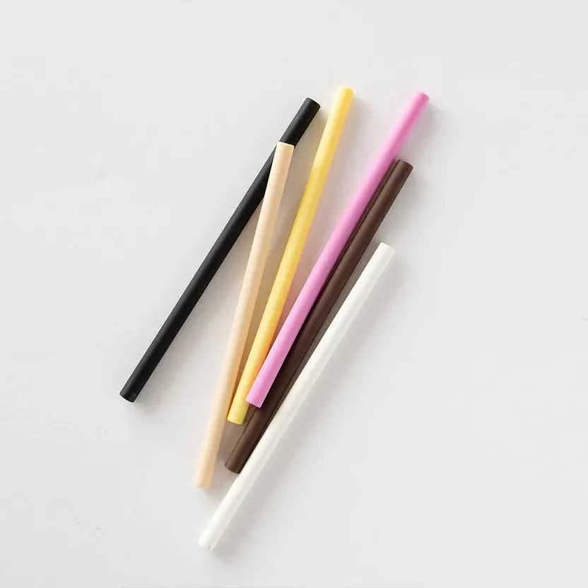 Silicone Straw Various Colours 1