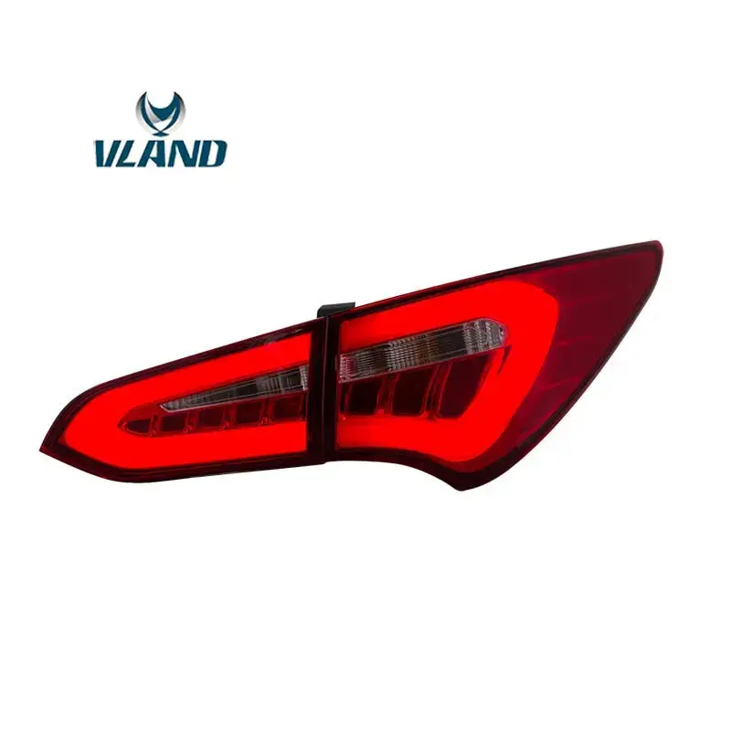 Vland Led Tail Lights For Hyundai Santa Fe 2013-2015 Lens Rear Lamp Assembly Custom 1