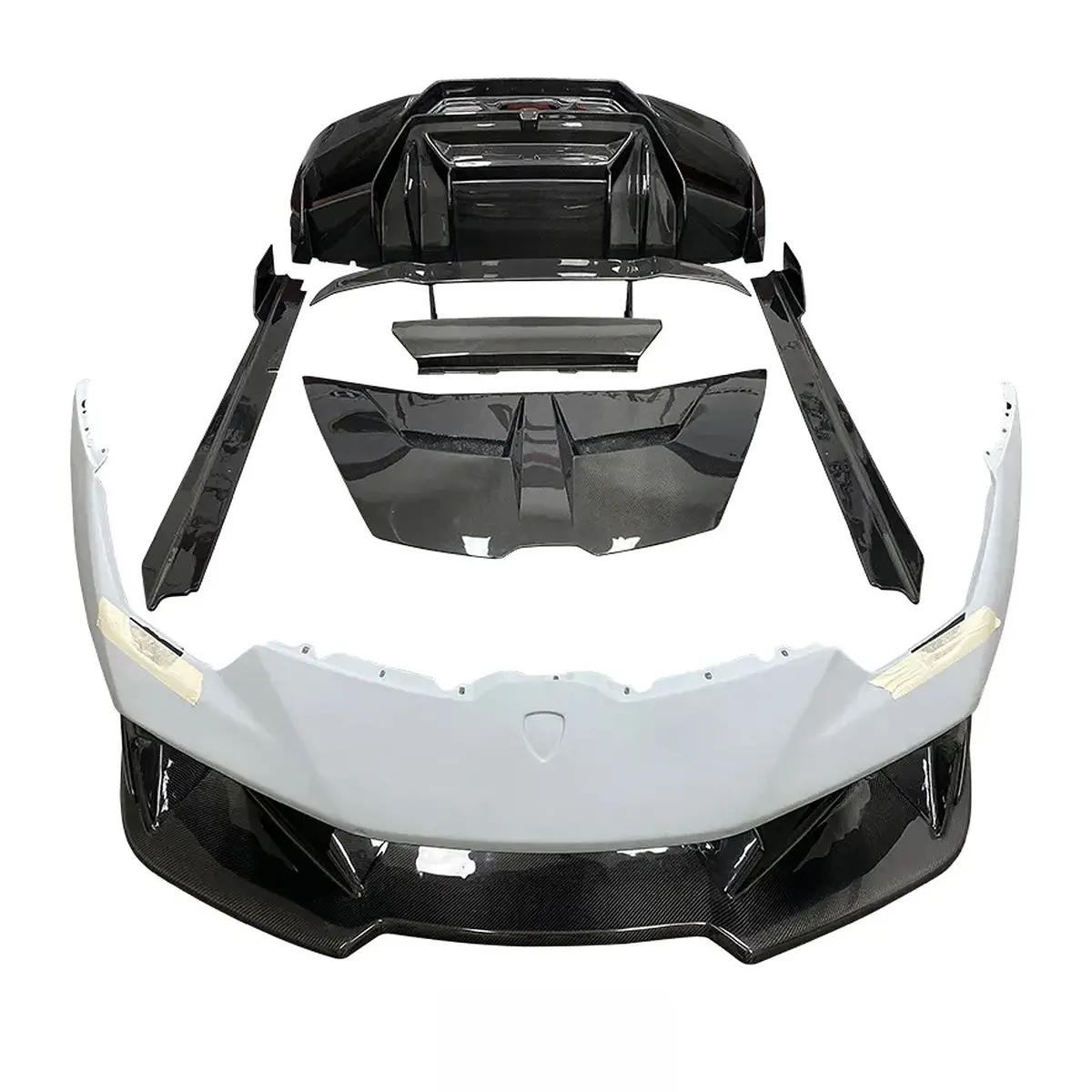 Vrs Style Carbon Fiber Body Kit For Lamborghini Huracan Lp580 Lp610 Evo Tecnica 1