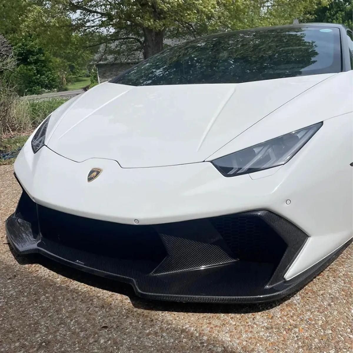 Vrs Style Carbon Fiber Body Kit For Lamborghini Huracan Lp580 Lp610 Evo Tecnica 2