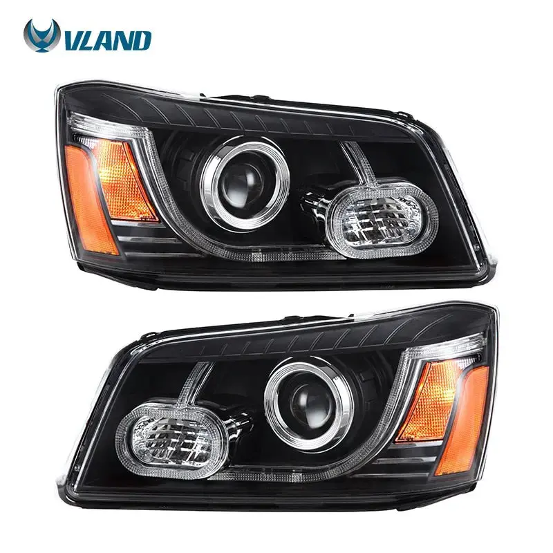 Vland Car Styling Headlights For Highlander Led Headlight 2001-2007 Head Lamp Car Light Accessaries Us Type 1