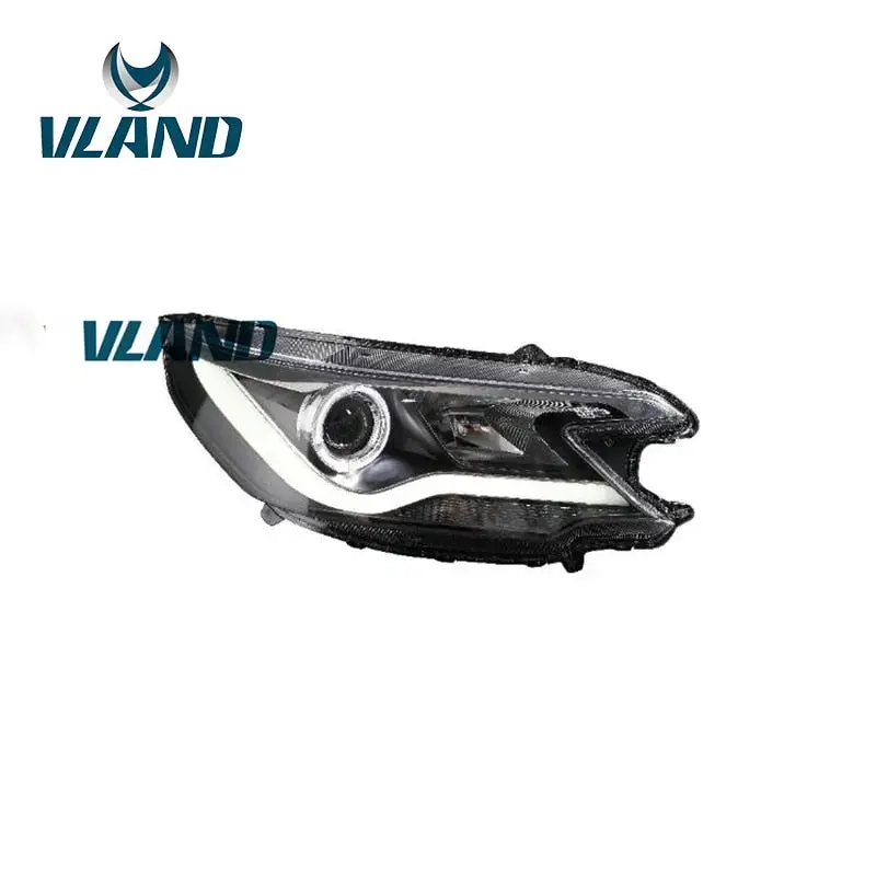 Vland Factory Car Accessories Head Lamp For Honda Crv 2012-2016 Head Light With Demon Eye And H7 Xenon Lamp 1